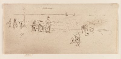 Sahil, Oostende, 1887. by James Abbott McNeill Whistler
