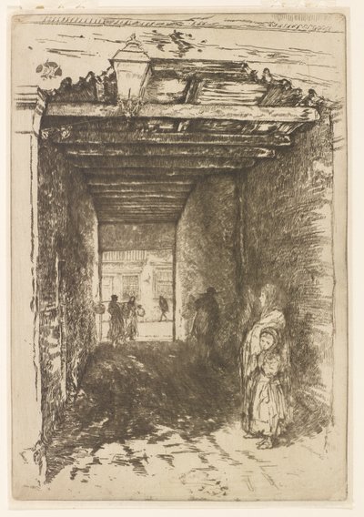 Dilenciler, 1879-1880. by James Abbott McNeill Whistler