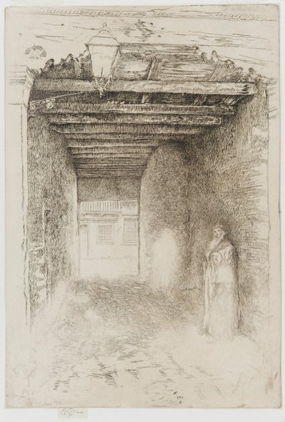 Dilenciler, 1879-1880. by James Abbott McNeill Whistler