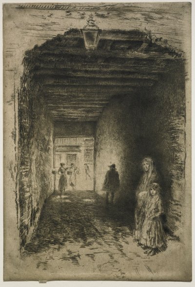 Dilenciler, 1880. by James Abbott McNeill Whistler