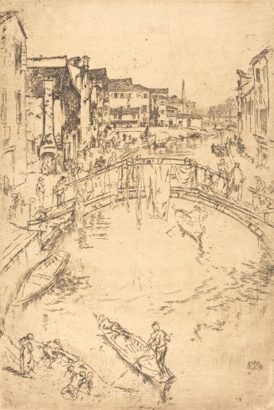 Köprü, 18791880. by James Abbott McNeill Whistler