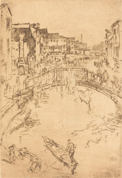 Köprü, 18791880. by James Abbott McNeill Whistler