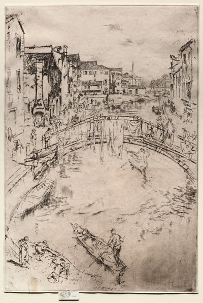 Köprü, 1886. by James Abbott McNeill Whistler