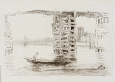 Geniş Köprü, 1878. by James Abbott McNeill Whistler
