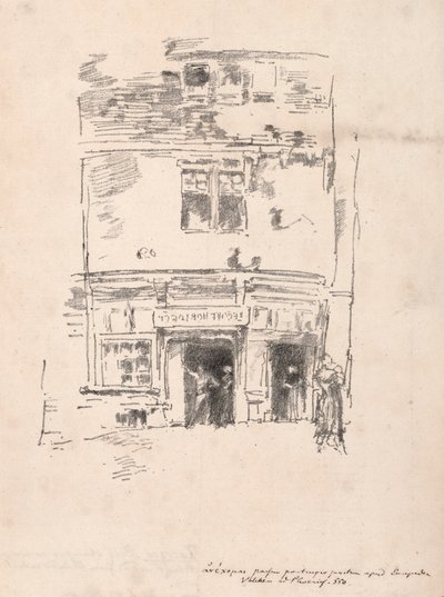 Saatçiler, Paimpol, 1893. by James Abbott McNeill Whistler