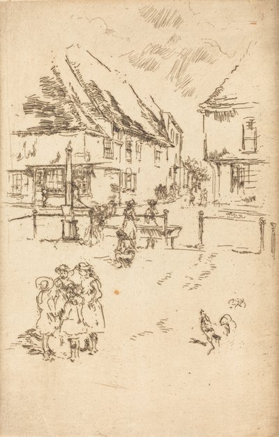 Horoz ve Pompa, c. 1887. by James Abbott McNeill Whistler