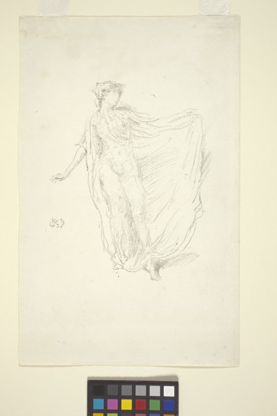Dans Eden Kız (transfer litografi) by James Abbott McNeill Whistler