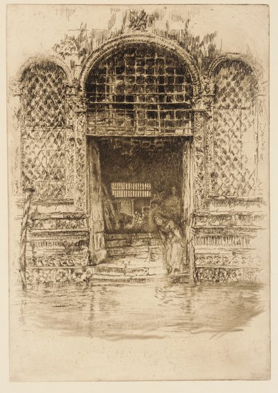 Kapı, 1879-1880. by James Abbott McNeill Whistler