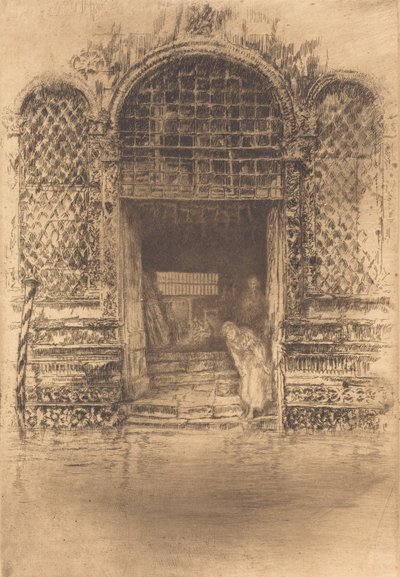 Kapı, 1880. by James Abbott McNeill Whistler