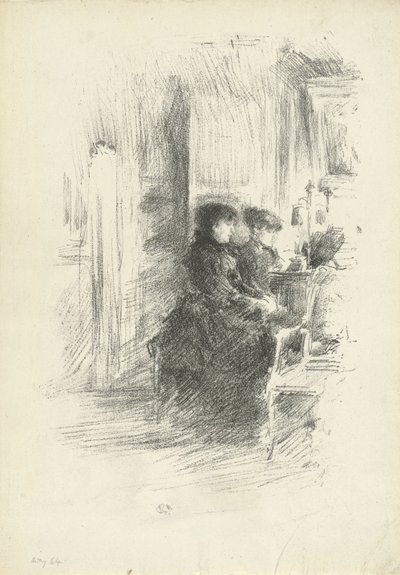 düet by James Abbott McNeill Whistler