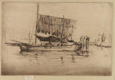 Balıkçı Teknesi, 1879-1880. by James Abbott McNeill Whistler