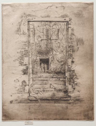 Bahçe. by James Abbott McNeill Whistler