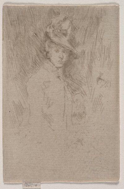Küçük Şapka. by James Abbott McNeill Whistler