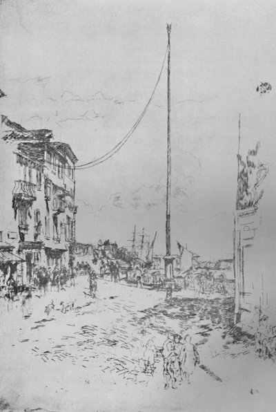 Küçük Direk, c1880, 1925. by James Abbott McNeill Whistler