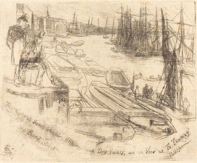 Küçük Havuz, 1861. by James Abbott McNeill Whistler