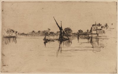 Küçük Putney, 1879. by James Abbott McNeill Whistler