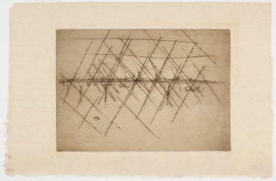 Küçük Venedik, 1879-1880. by James Abbott McNeill Whistler