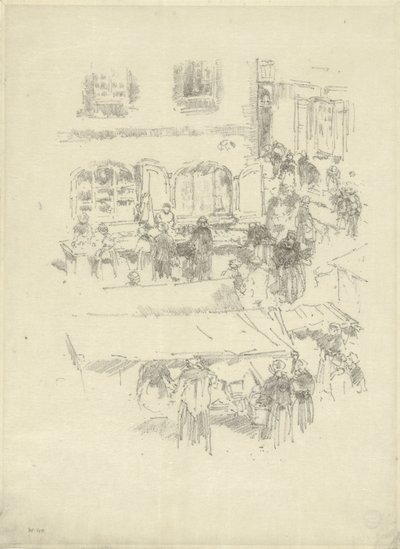 Pazar Yeri, Vitre by James Abbott McNeill Whistler