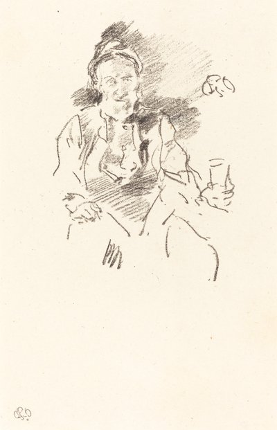 Usta Smith, 1895. by James Abbott McNeill Whistler