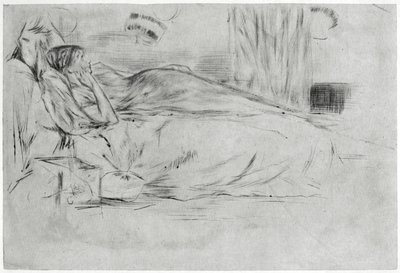 Model, Yatarken, c1864 1904. by James Abbott McNeill Whistler