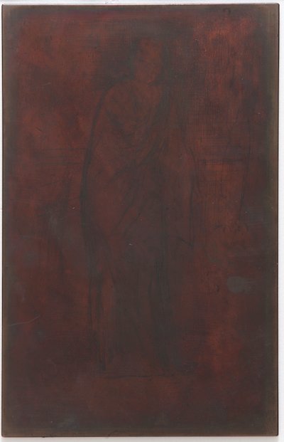 Dinlenme Modeli: Baskı klişesi, 1870. by James Abbott McNeill Whistler