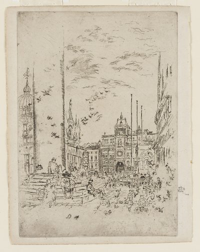 Piazzetta by James Abbott McNeill Whistler