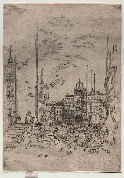 Piazzetta, 1880. by James Abbott McNeill Whistler