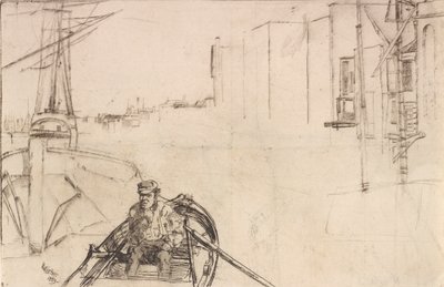 Havuz, 1859. by James Abbott McNeill Whistler