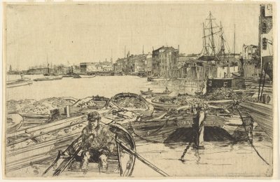 Havuz, 1859. by James Abbott McNeill Whistler