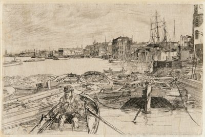Havuz, 1859. by James Abbott McNeill Whistler