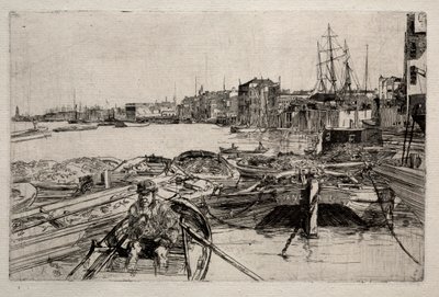 Havuz, 1859. by James Abbott McNeill Whistler