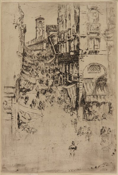 Rialto, 1879-1880. by James Abbott McNeill Whistler