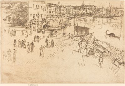 Riva, No.I, 18791880. by James Abbott McNeill Whistler