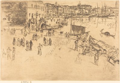 Riva, No.I, 18791880. by James Abbott McNeill Whistler