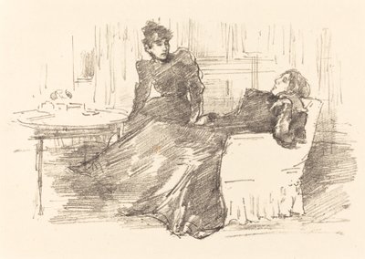 Kızkardeşler, 18941895. by James Abbott McNeill Whistler