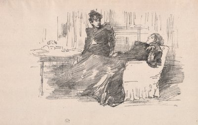 Kız Kardeşler, 1894. by James Abbott McNeill Whistler