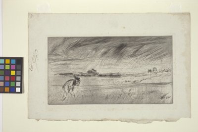 Fırtına (kuru nokta) by James Abbott McNeill Whistler