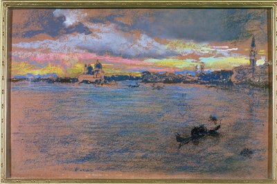 Fırtına - Gün Batımı, 1880 by James Abbott McNeill Whistler