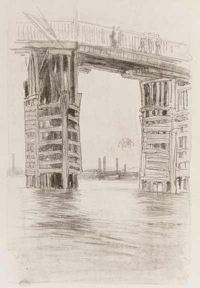 Uzun Köprü, 1878. by James Abbott McNeill Whistler