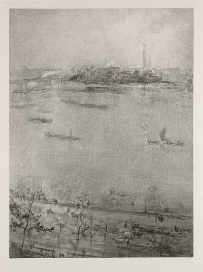 Thames, 1896 by James Abbott McNeill Whistler
