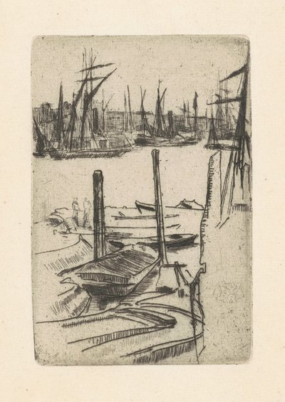 Küçük Havuz, 18761878. by James Abbott McNeill Whistler