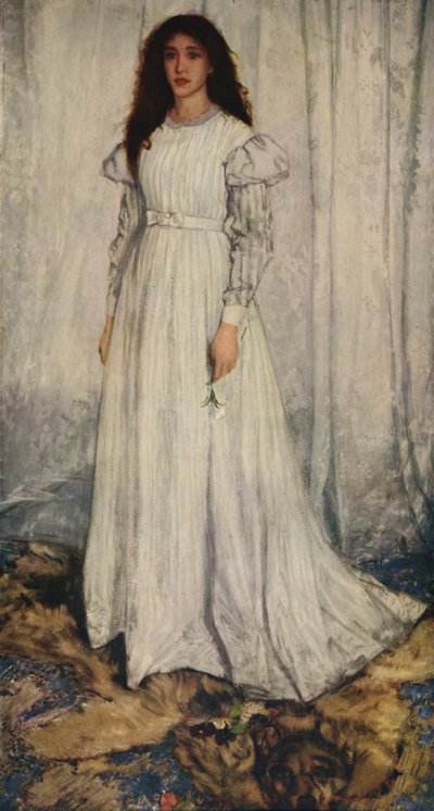 Beyaz Kız, 1862 by James Abbott McNeill Whistler