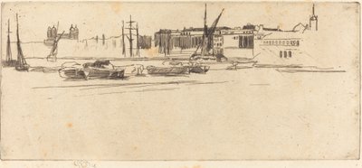 Beyaz Kule, c. 1875. by James Abbott McNeill Whistler