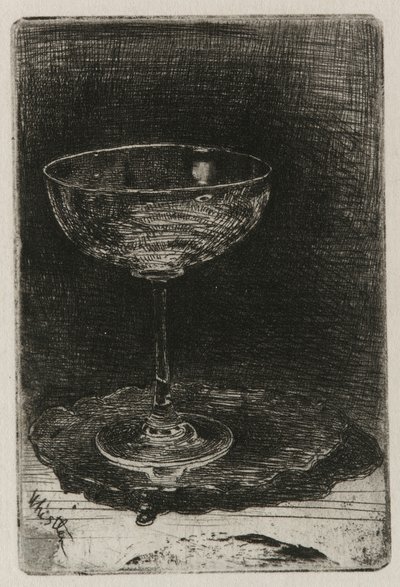 Şarap Kadehi, 1858. by James Abbott McNeill Whistler