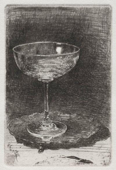 Şarap Kadehi, 1858. by James Abbott McNeill Whistler