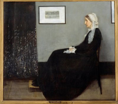Sanatçının annesi veya gri ve siyah aranjmanı n°1 by James Abbott McNeill Whistler