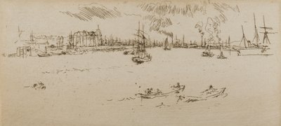 Tilbury, 1887. by James Abbott McNeill Whistler