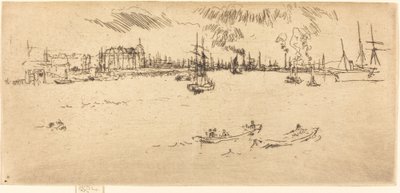 Tilbury, 1887. by James Abbott McNeill Whistler