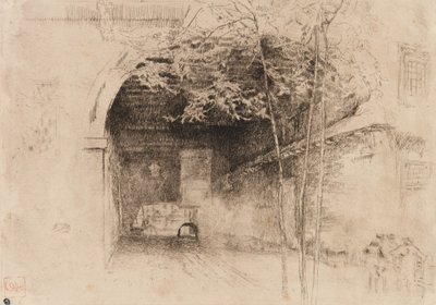 Feribot, 1879-1880. by James Abbott McNeill Whistler