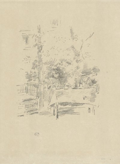 Bahçede baş başa by James Abbott McNeill Whistler